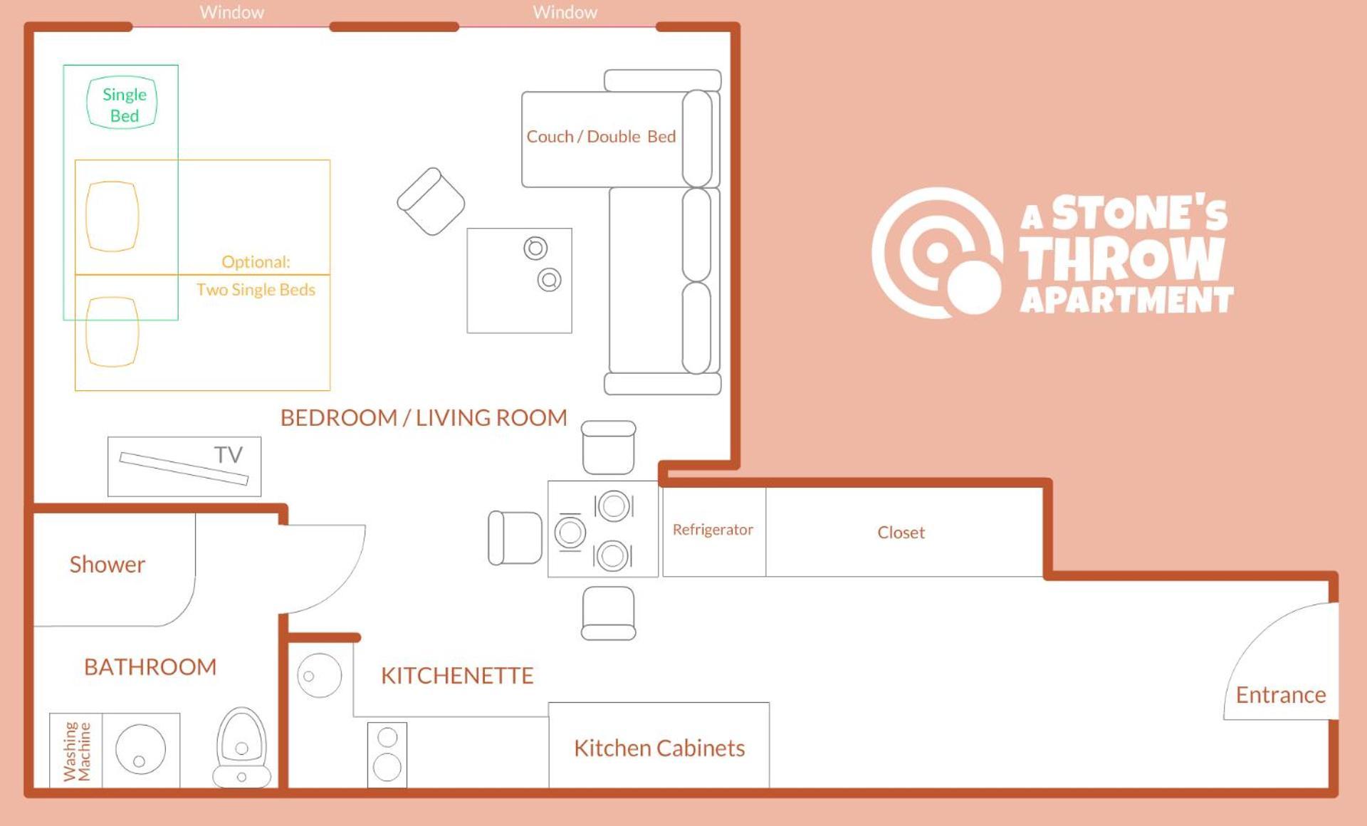 A Stone'S Throw Apartment คราคูฟ ภายนอก รูปภาพ